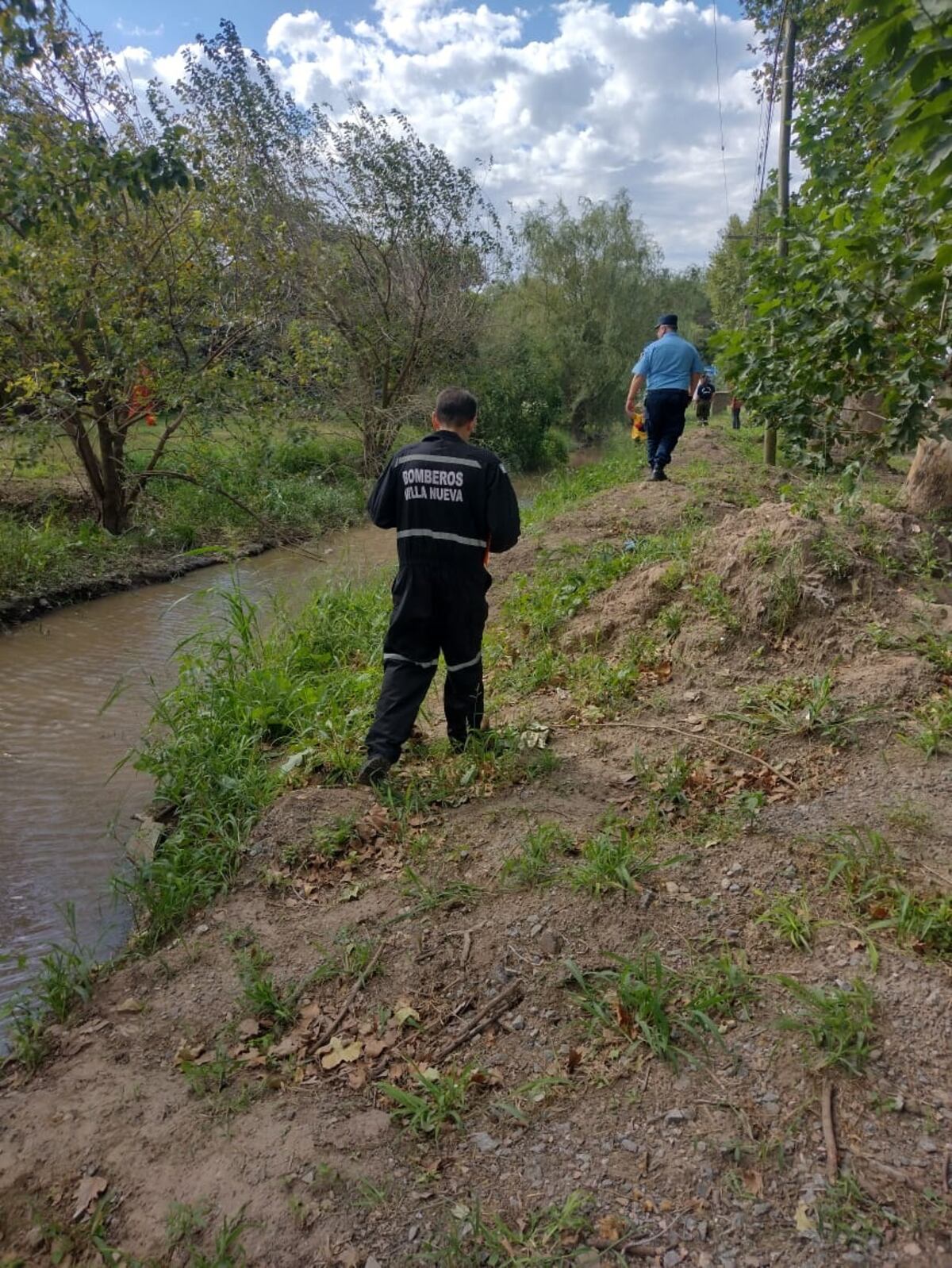 El operativo de búsqueda (Policía)