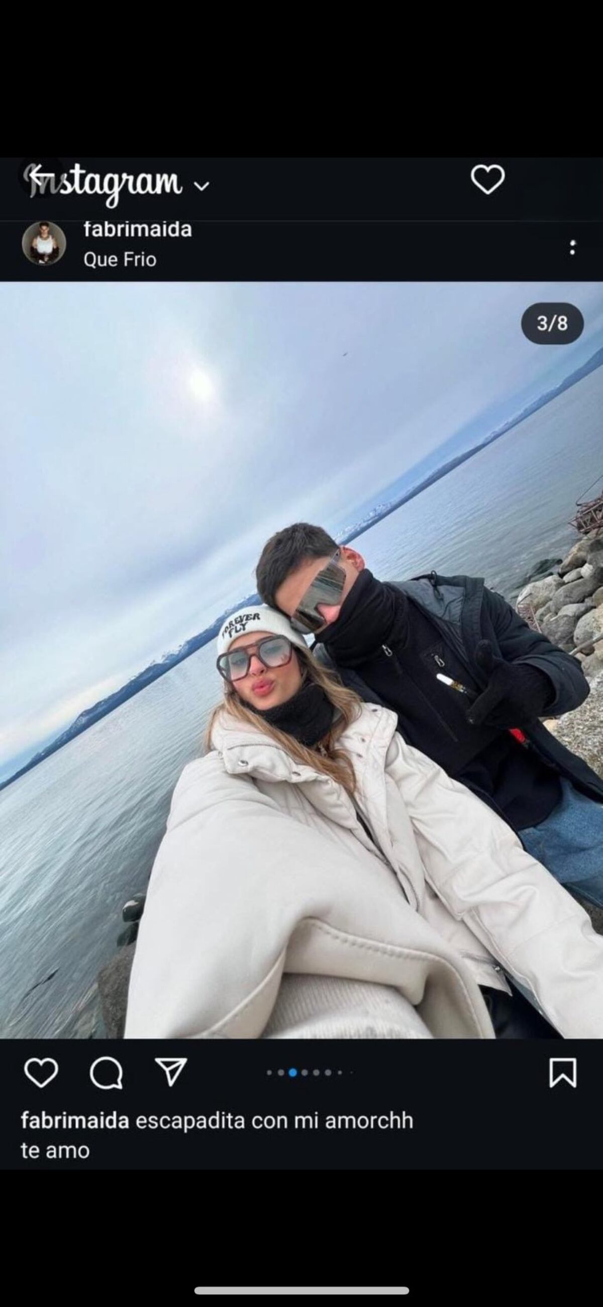 Julieta Poggio presentó a su novio