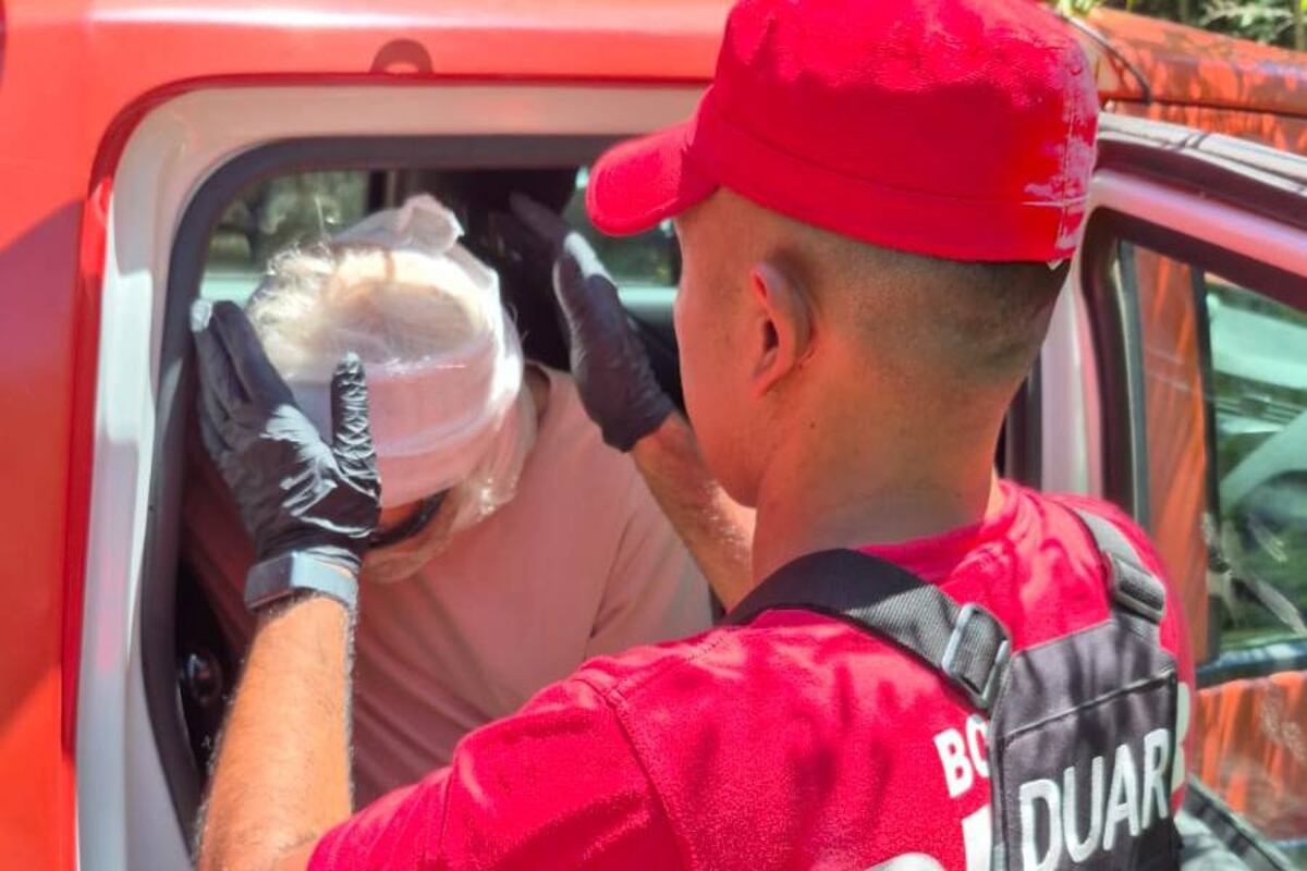 El hombre fue asistido por el Duar y luego derivado a un centro de salud. (Duar)