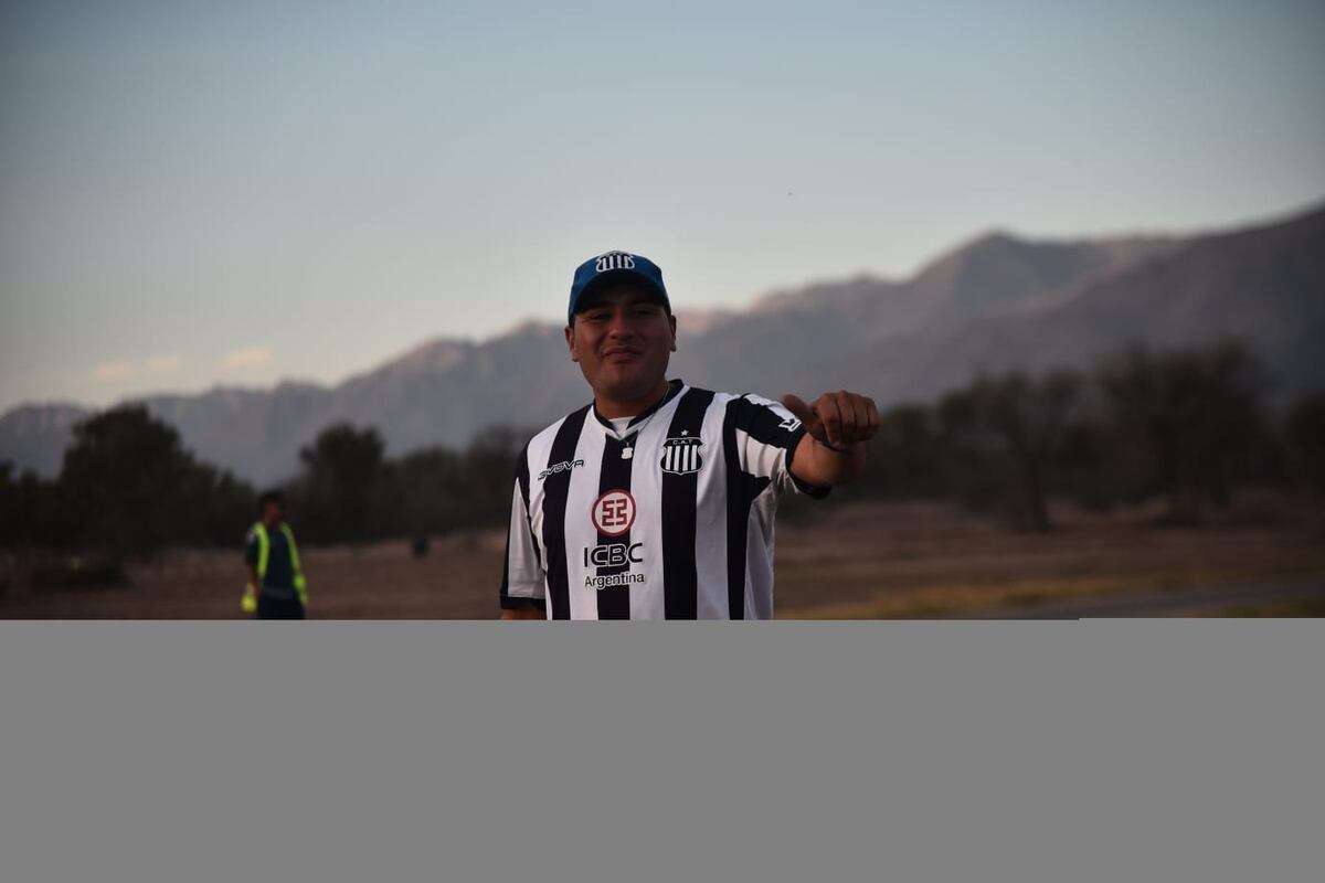 Cara 'e Cancha de Talleres en la previa del partido entre Talleres y Godoy Cruz por los octavos de final de la Copa Argentina en San Luis. (Pedro Castillo / La Voz)