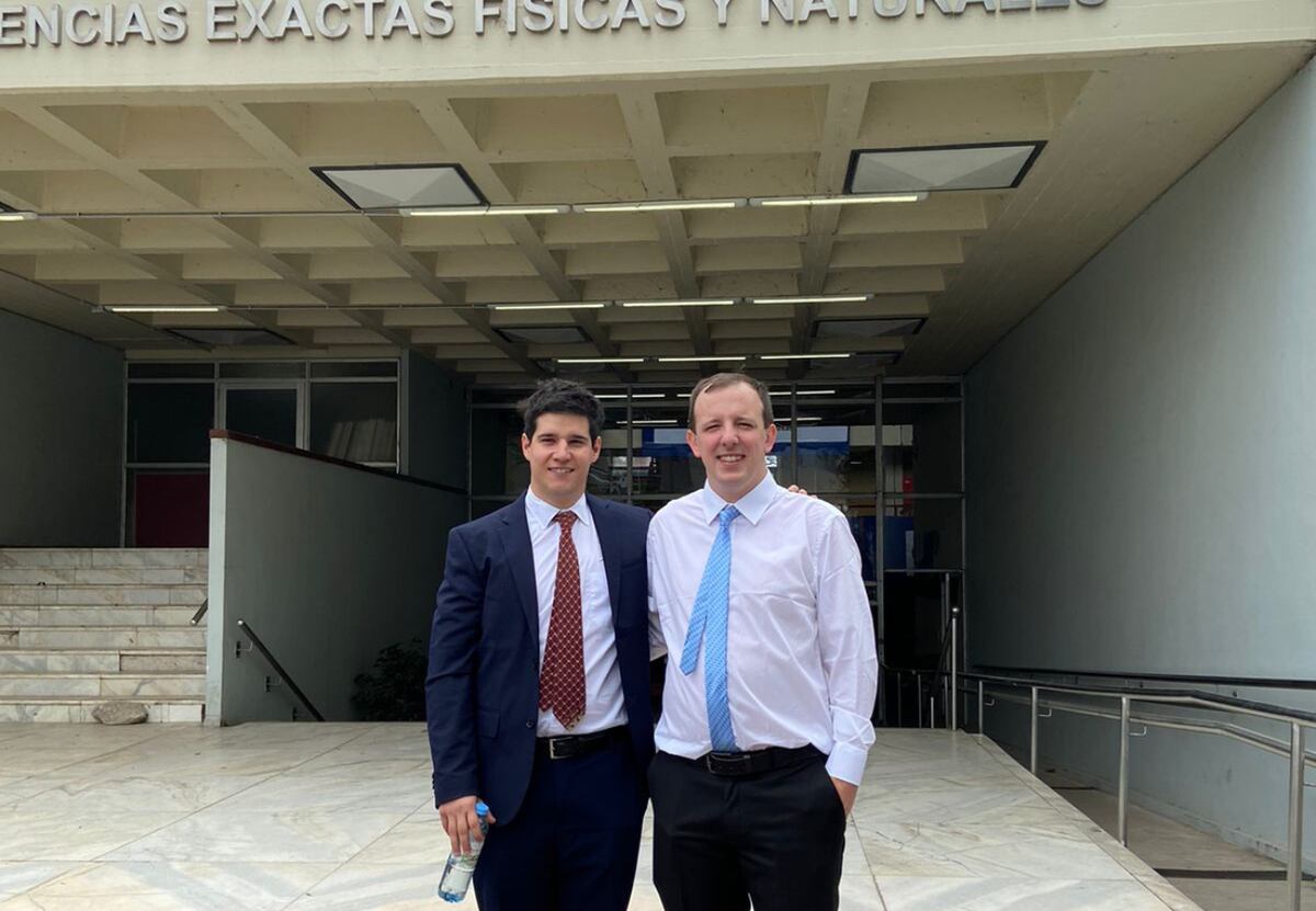 Agustín Roqué y Tomás Rodríguez, los ingenieros detrás del proyecto. (Gentileza)