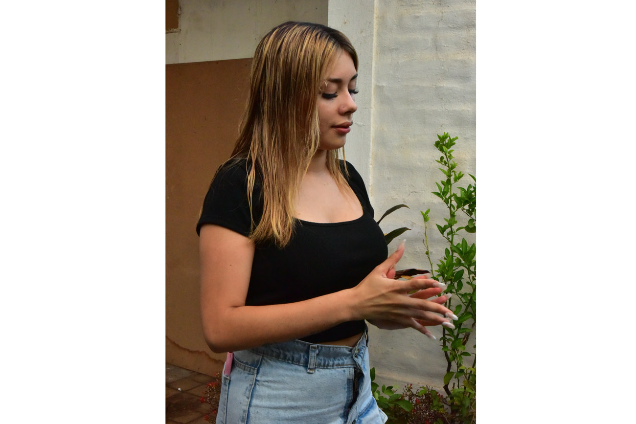 Luciana Vazquez fue agredida por un patovica en el boliche Velvet. (Christian Luna / La Voz)