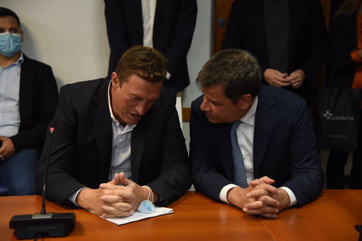 Diputados: Ignacio García Aresca, de Hacemos por Córdoba, y Facundo Manes, de la UCR. (La Voz)