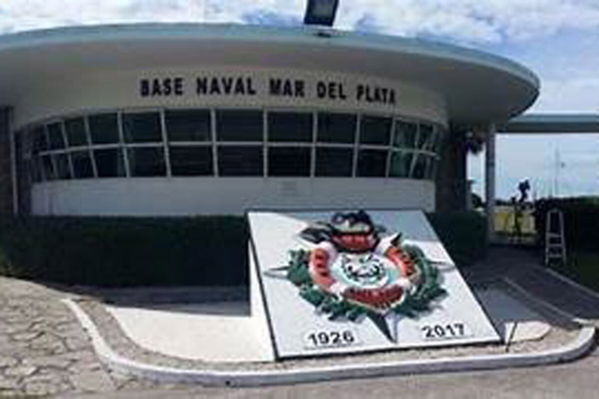 Base naval de Mar del Plata. (La Voz Archivo)
