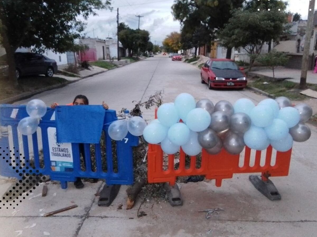 Río Cuarto. El ingenioso reclamo que hacen vecinos de Yapeyú al 300 (Redes sociales/Telediario).