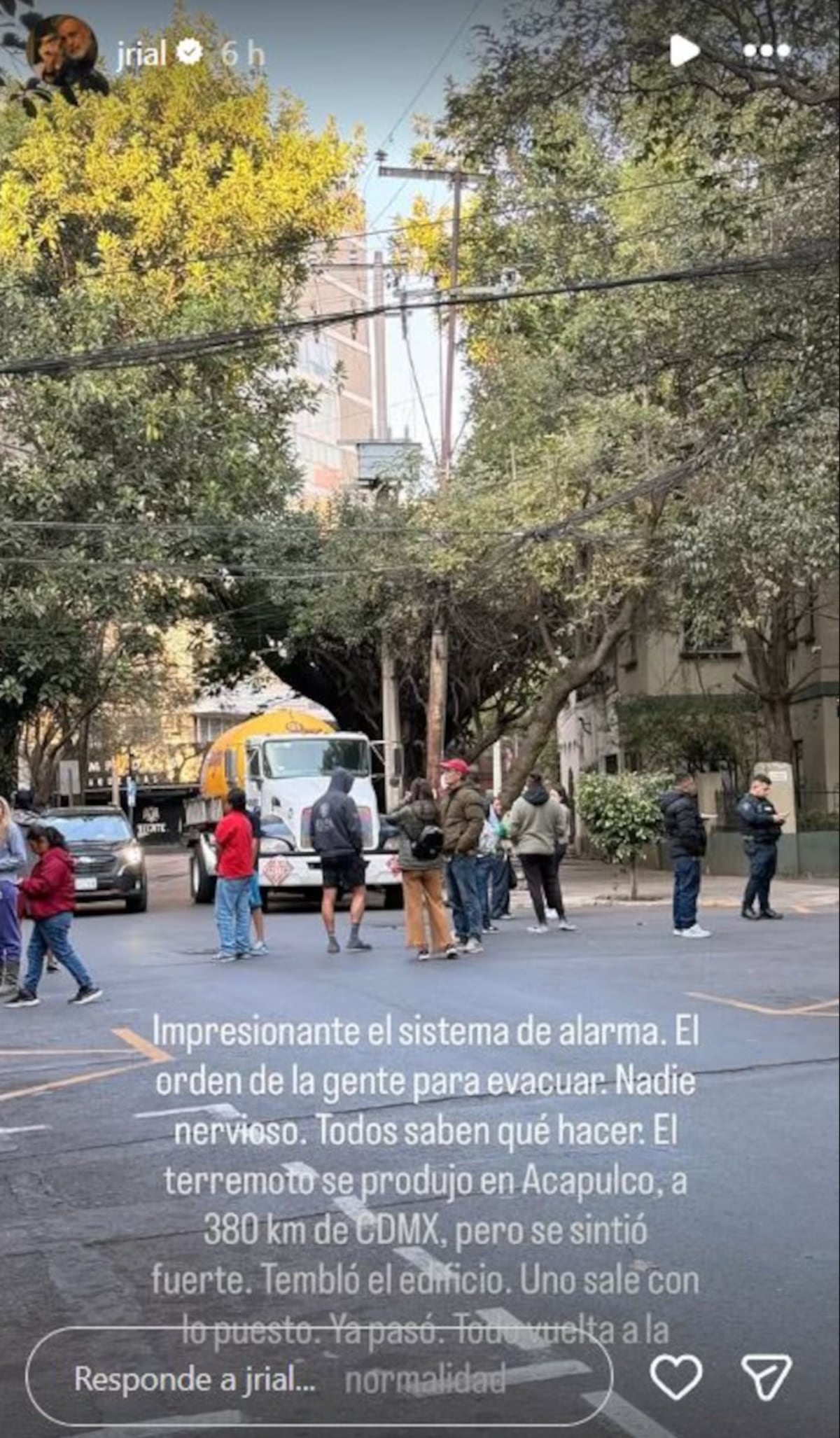 Jorge Rial contó en tiempo real cómo vivió el sismo en México. (Foto: Captura de pantalla)