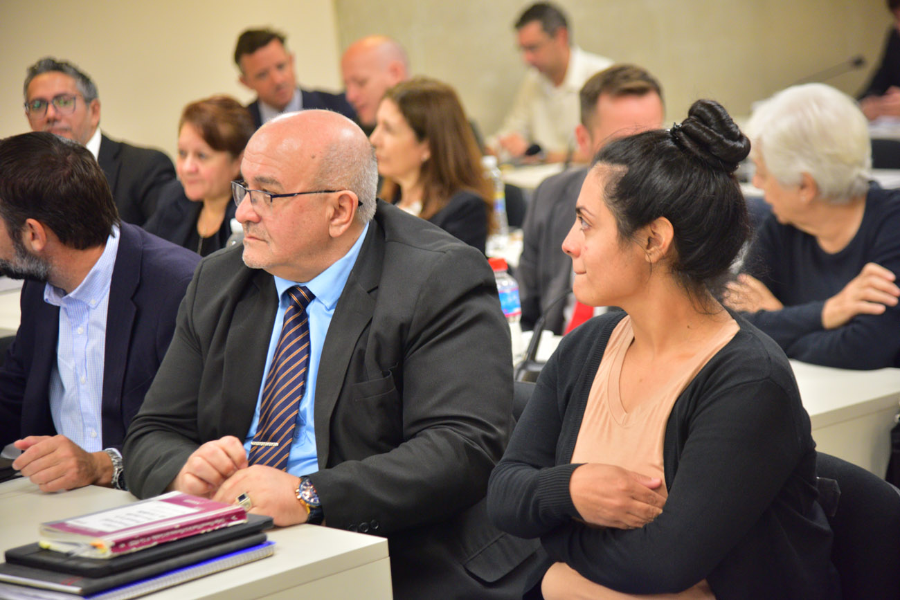 Continúan las audiencias en el juicio por las muertes de cinco bebés en el Hospital Neonatal en los Tribunales II de Córdoba. (Pedro Castillo / La Voz)