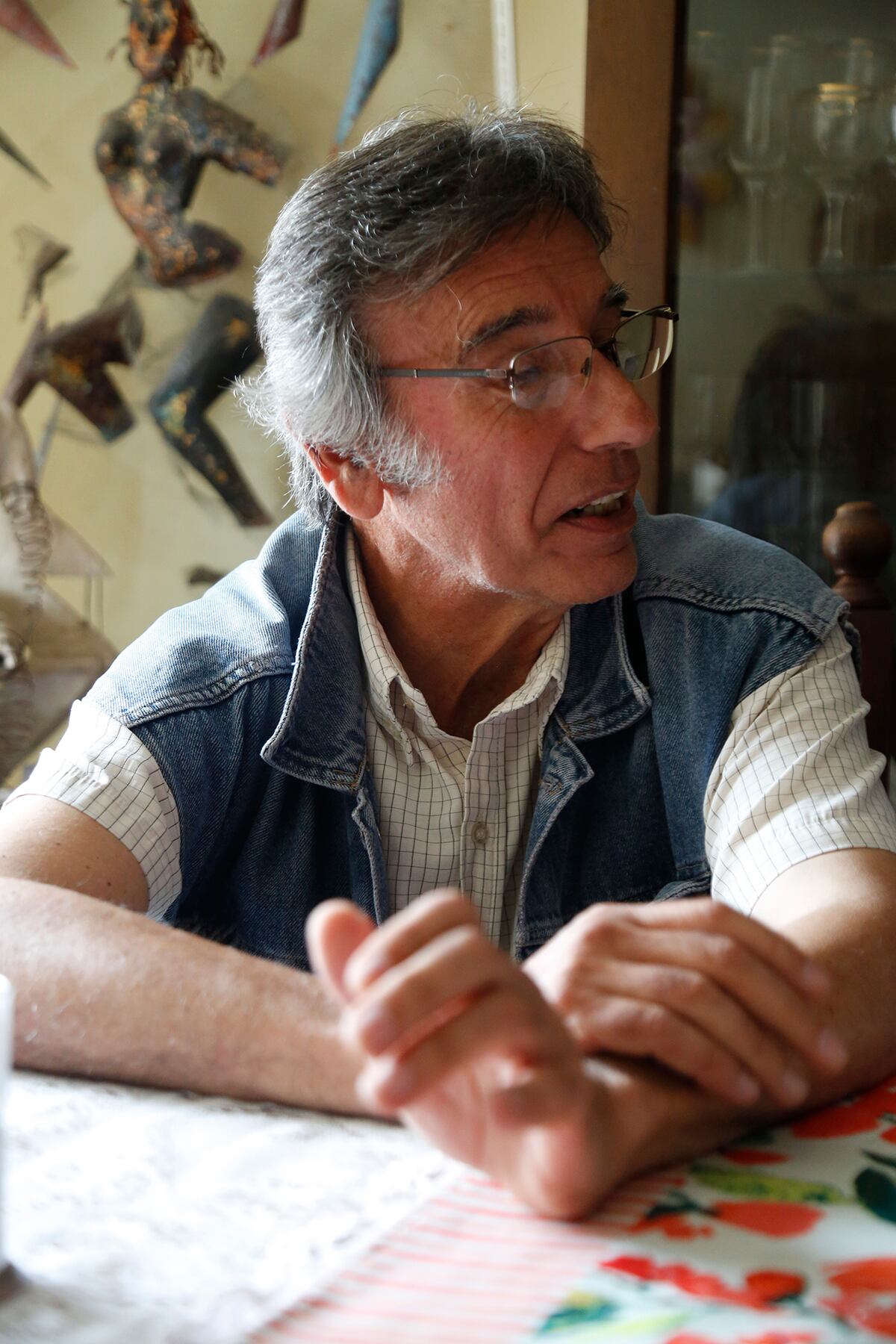 Raúl Gorostiague del programa "Abanico de Experiencias" del Streaming del Illia. (Jorge Peñaranda / La Voz)