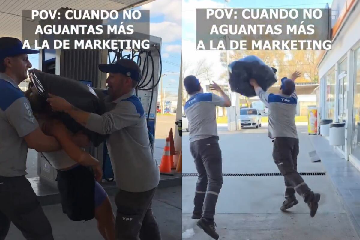 El video de una YPF de Córdoba (Captura)