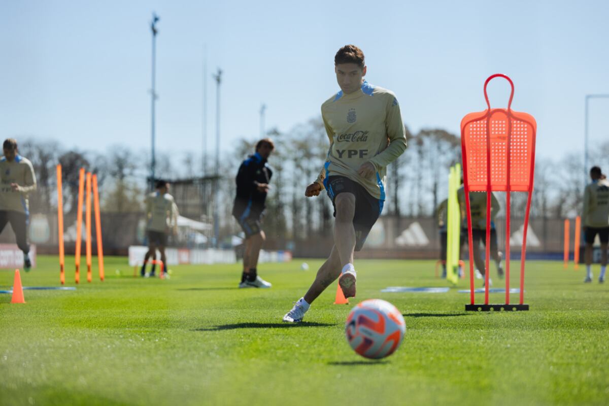 Entrenamiento de la selección argentina (AFA9