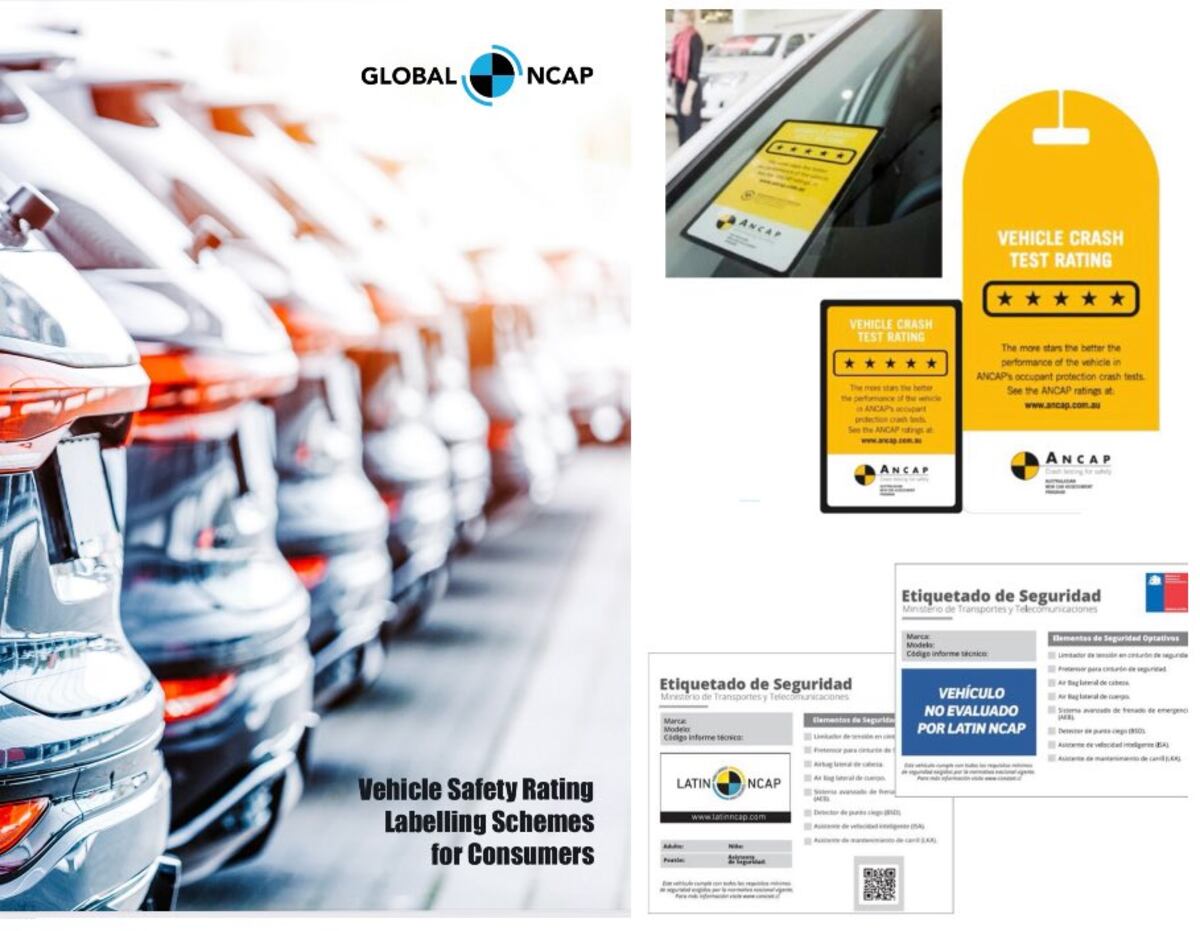 Así son los distintos modelos de etiquetado que funcionan en el mundo (Latin NCAP).