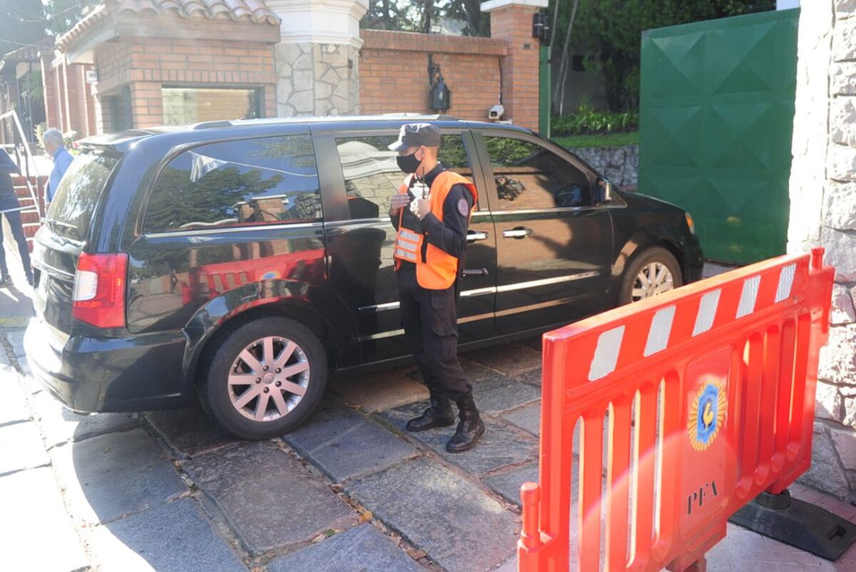 Rodríguez Larreta, al llegar a Olivos. (Gentileza Clarín)