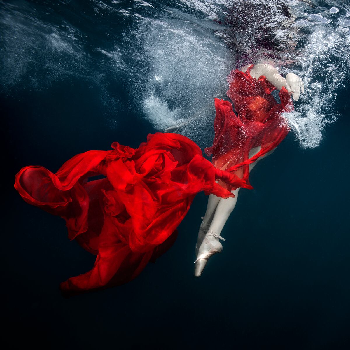 Fotografías de la muestra Agua de Isabel Muñoz.