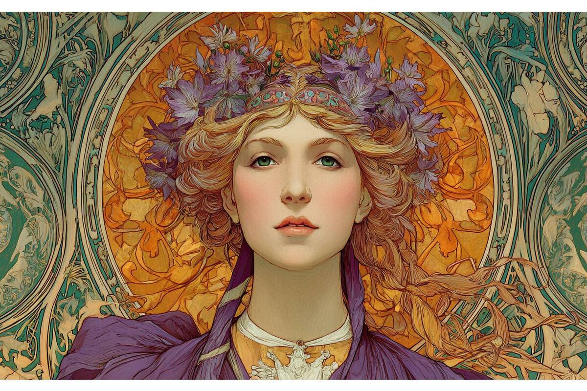 Diseñador de carteles Art Nouveau