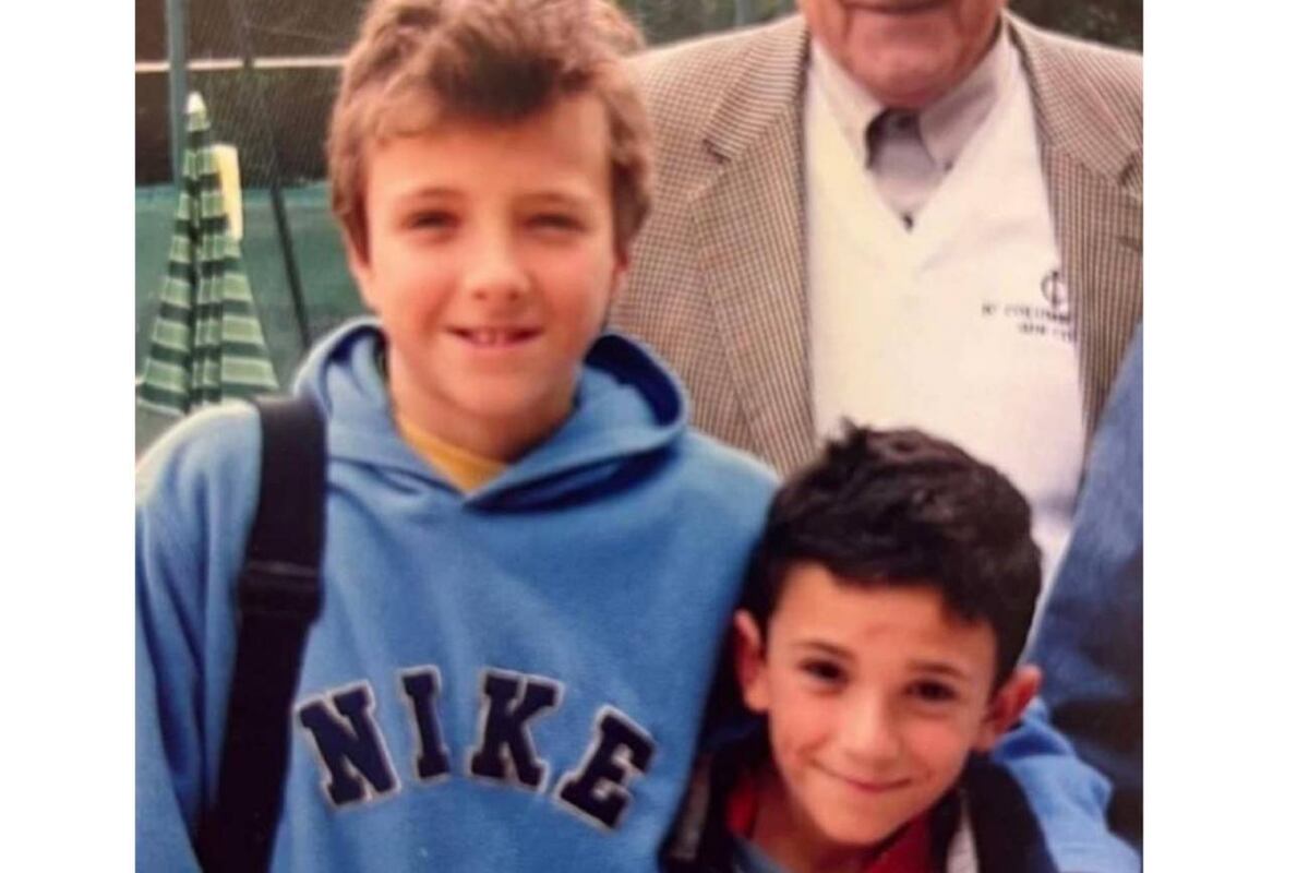 Valentin Vacherot y su pariente Arthur Rinderknech