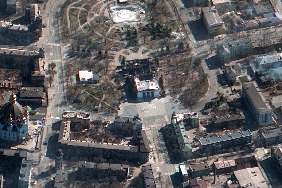 Mariúpol. Destrucción de la ciudad. (DPA)