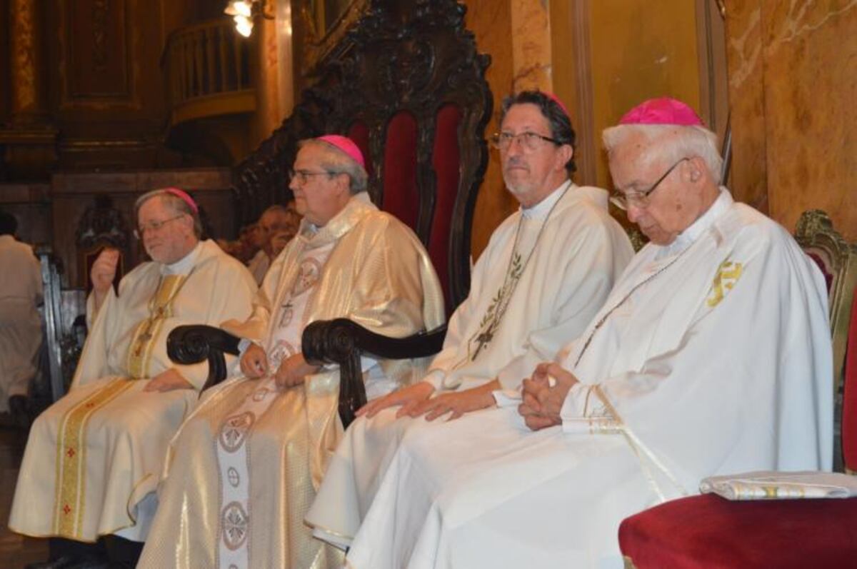Pedro Torres, Ángel Rossi, Ricardo Seirutti y Carlos Ñañez