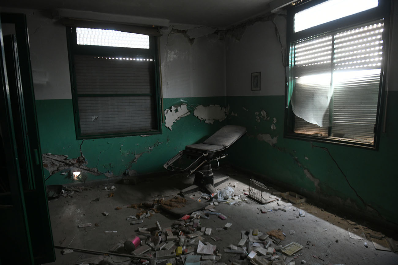 En sus años de abandono, el edificio fue vandalizado ( Ramiro Pereyra /La Voz)