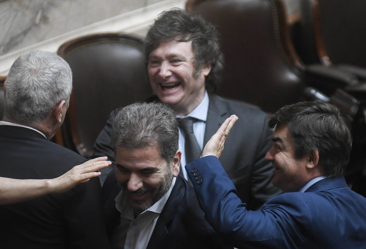 Asamblea legislativa por la formula presidencial
Cristian Ritondo Javier Milei
Congreso, Argentina
Foto Federico Lopez Claro