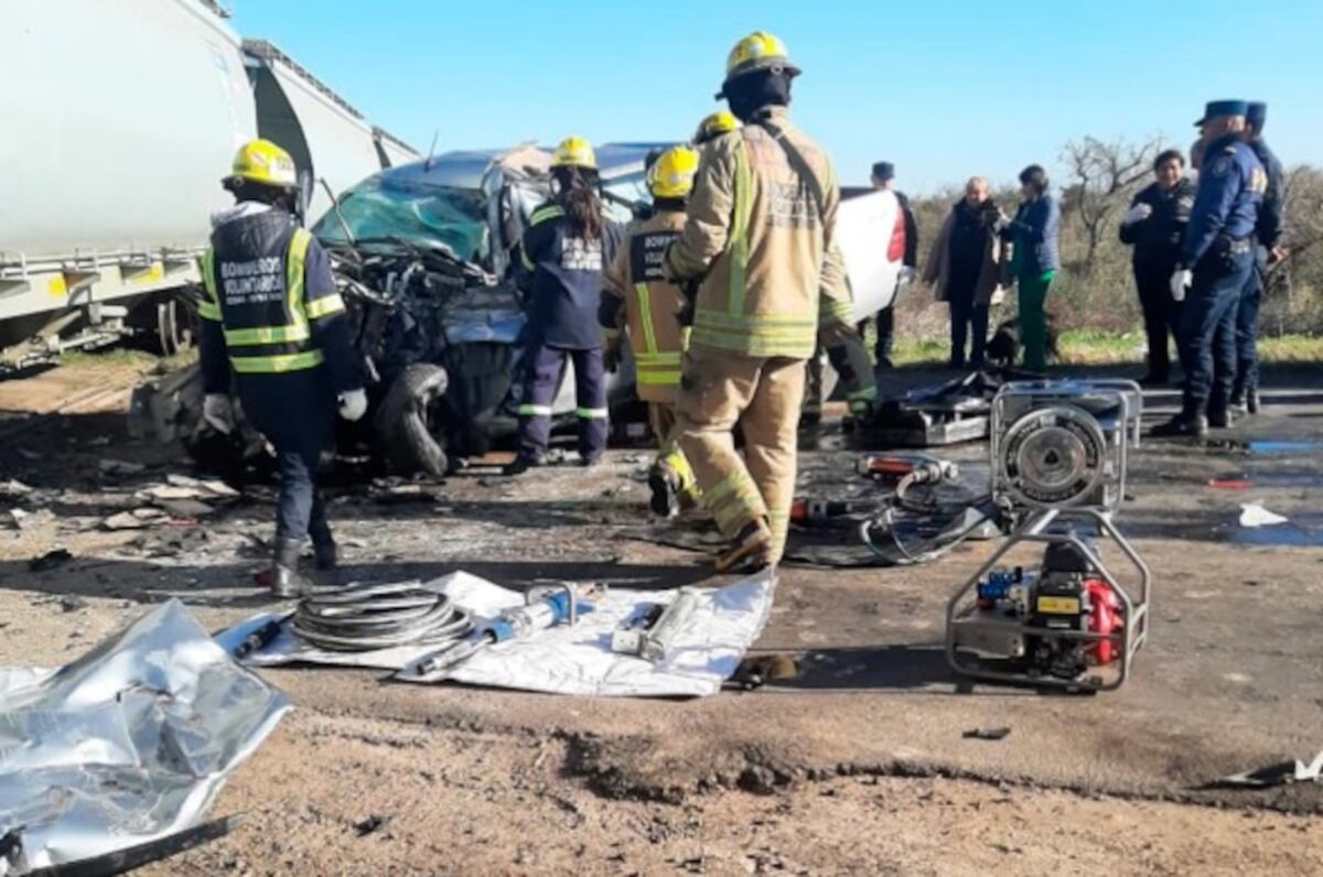 Un terrible choque en Entre Ríos dejó al menos tres muertos. (Gentileza)