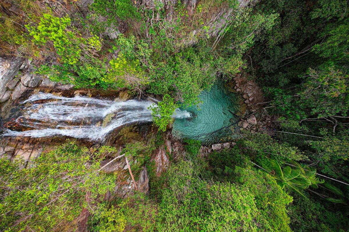 Ojo de Agua. Entre cañones y la exuberante vegetación se esconden las cascadas más increíbles.