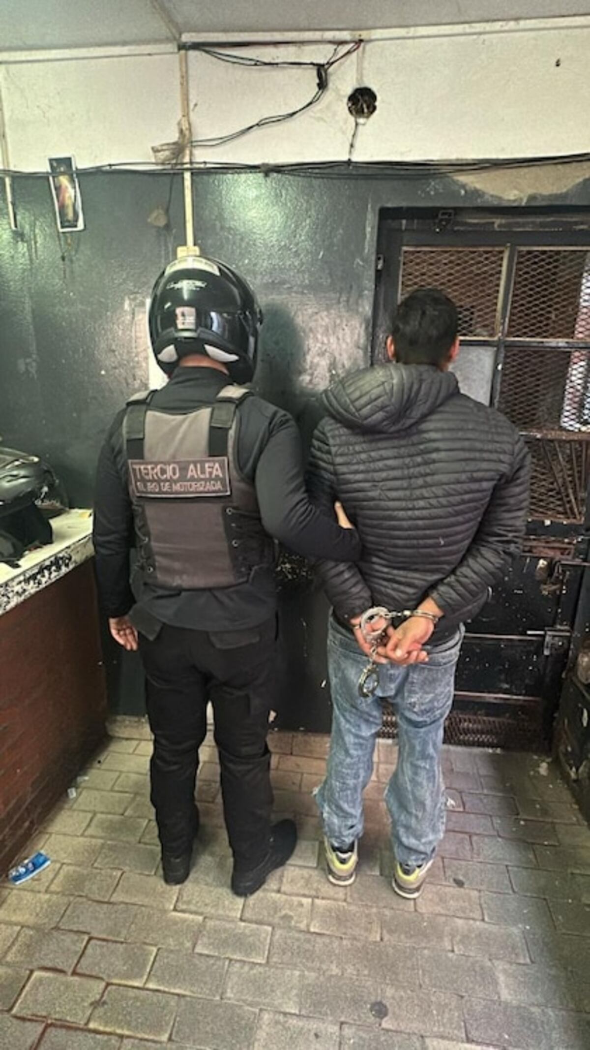 Ángel Jesús B., pareja de Solange, fue detenido por orden del fiscal Alejandro Ferlazzo. (Gentileza)