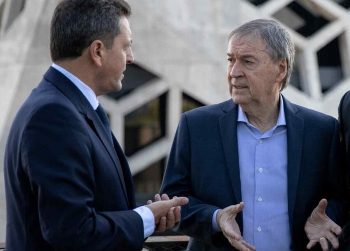 Sergio Massa y Juan Schiaretti (Archivo).