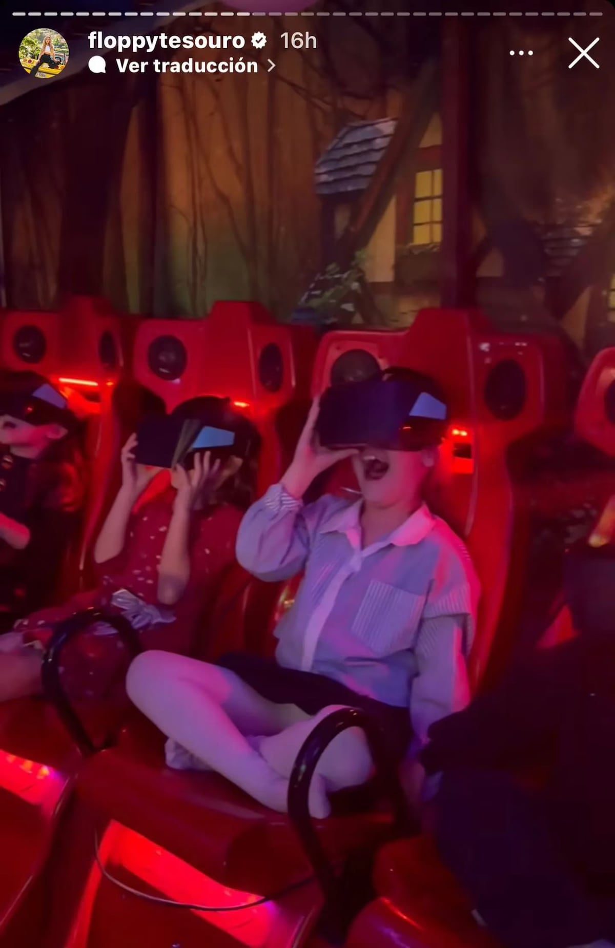El salón de realidad virtual donde los invitados vivieron experiencias inmersivas. (Foto: Instagram)