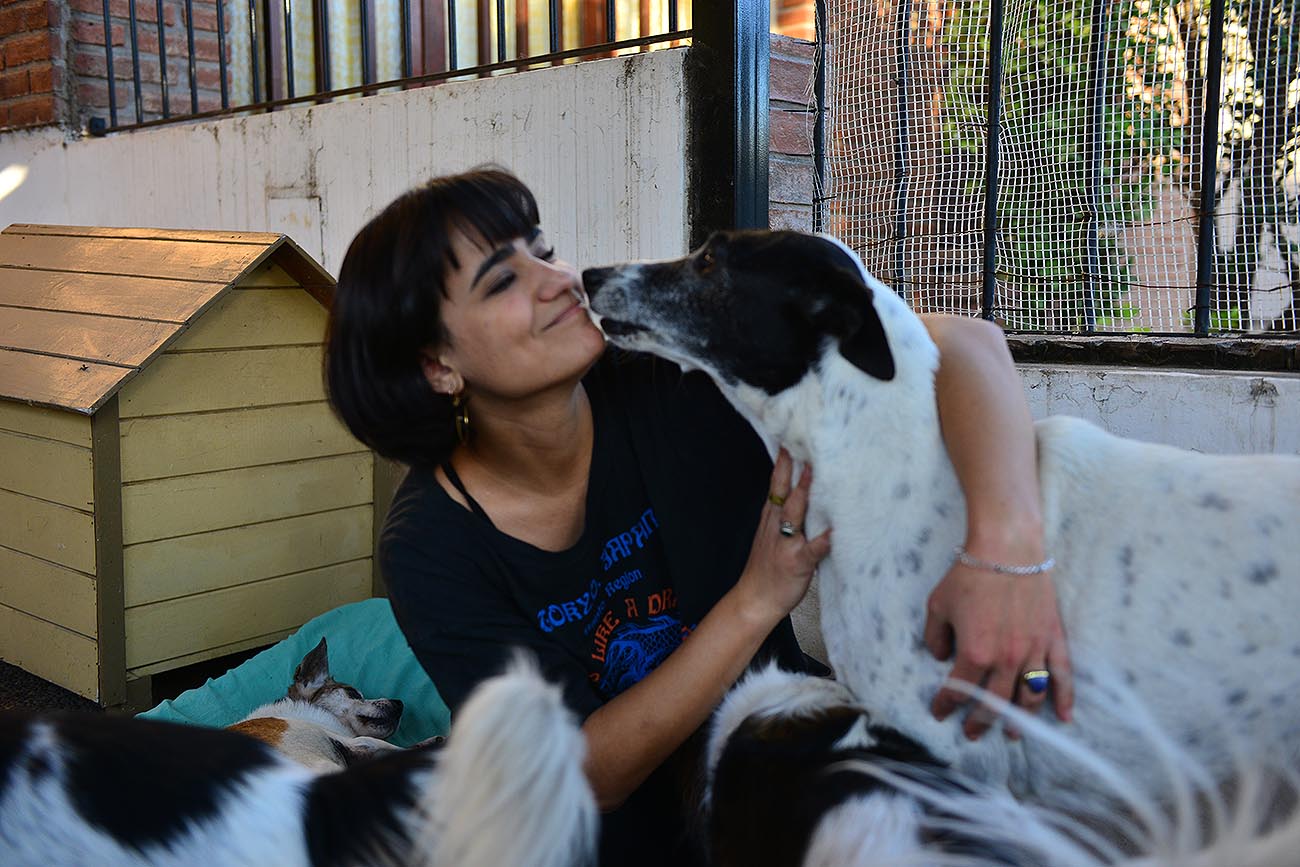 Córdoba. Antonella rescata animales de la calle y les da un hogar (José Hernández/La Voz).