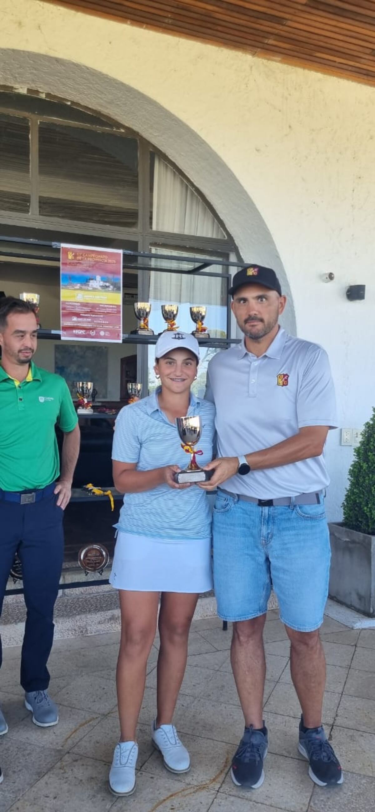 Tagle y Giuliano, ganaron el histórico Campeonato de la Provincia de Golf.