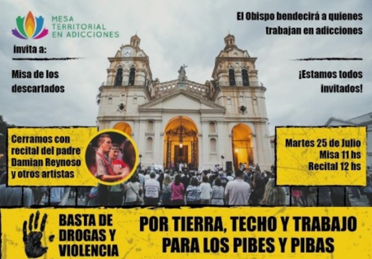 Invitación. A la misa de este martes (Gentileza).