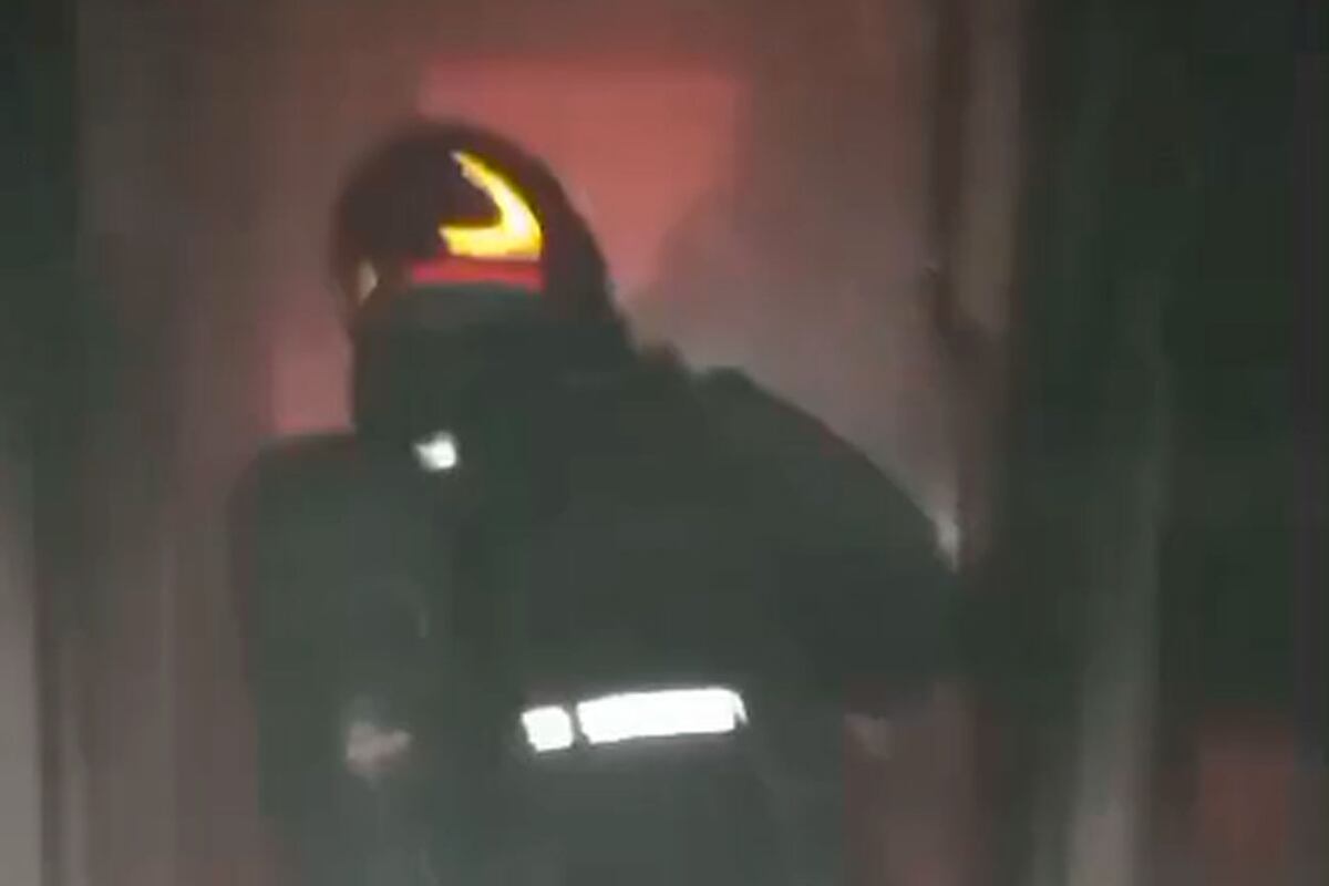 Incendio en el Bristol. (Policía)