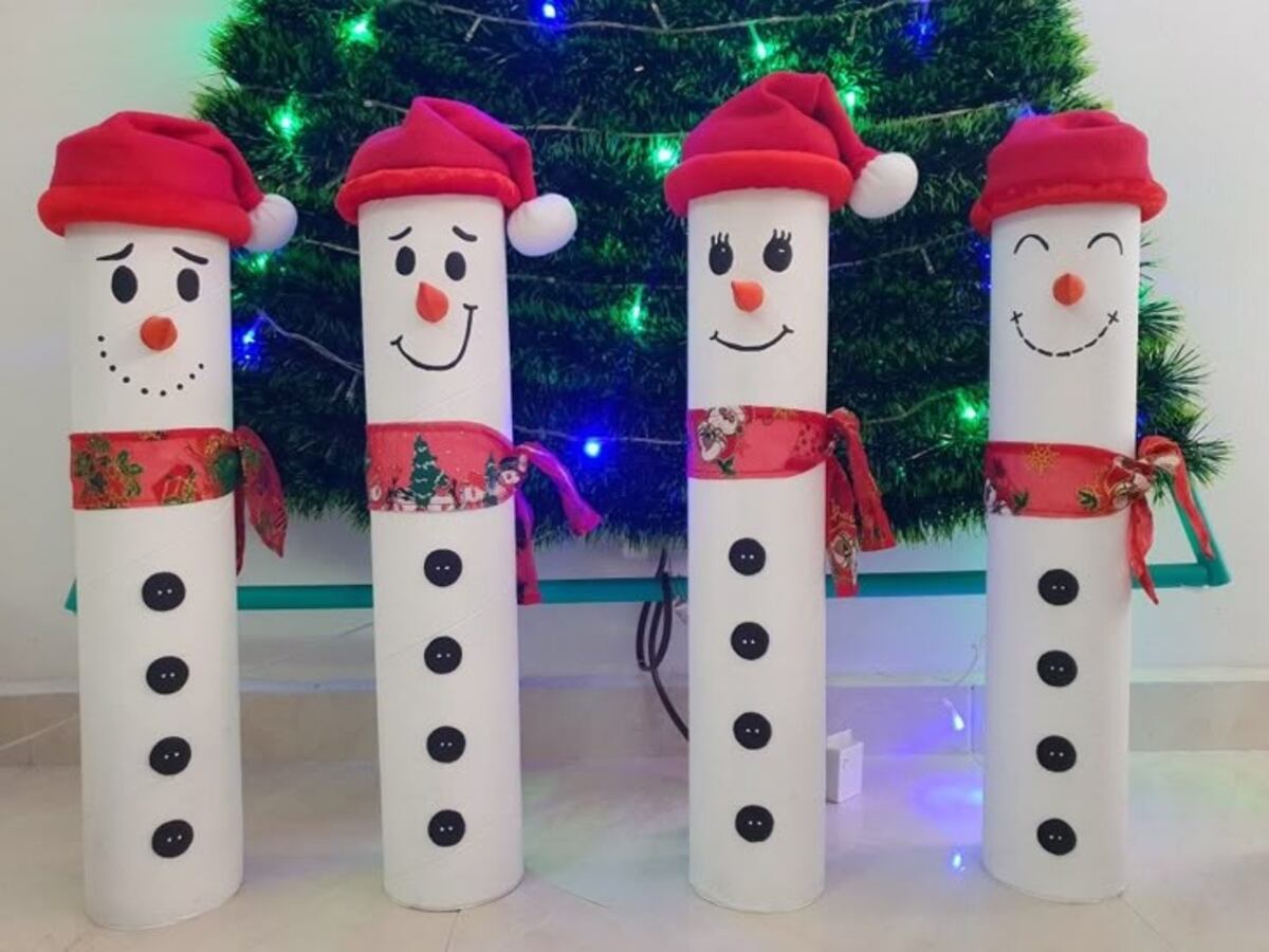 Navidad 2025: cómo convertir tubos de cartón en adornos elegantes, ecológicos y hechos en casa