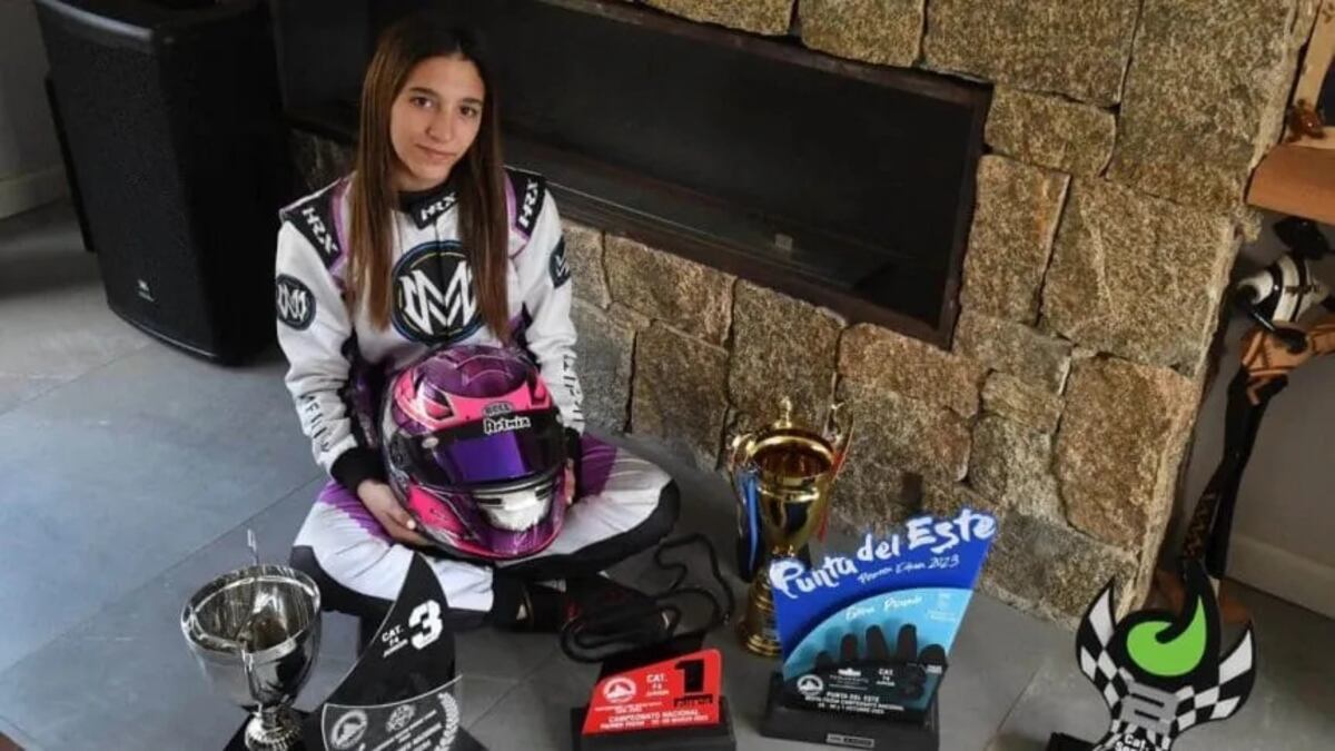 Falleció Matilde Itzcovich, una promesa del karting a los 16 años (Gentileza)