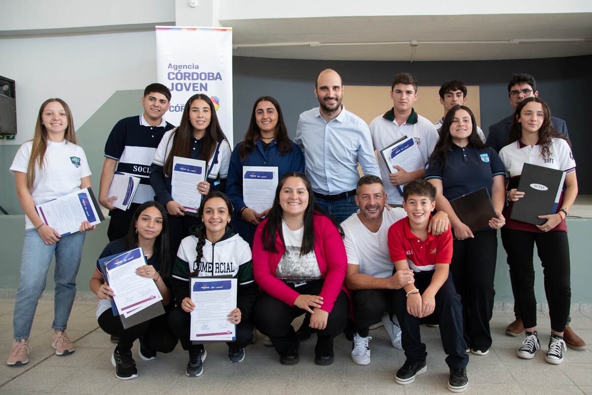 Córdoba Joven lanzó la edición 2025 del programa Estudiantes al Centro.