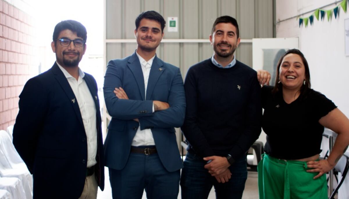 Daniel Troncoso, José Del Solar, Gerardo Bluske y Rocío Espinosa, fundadores de ByBug. (Foto: Gentileza ByBug)
