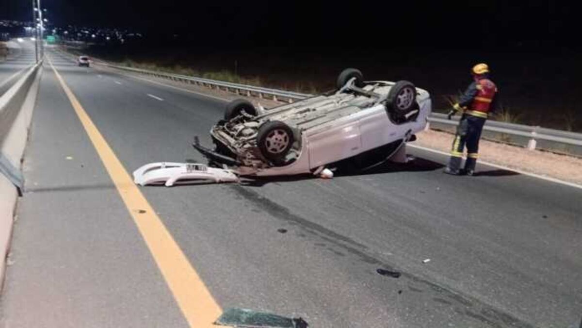 Otro siniestro en Córdoba (Gentileza Carlos Paz Vivo).