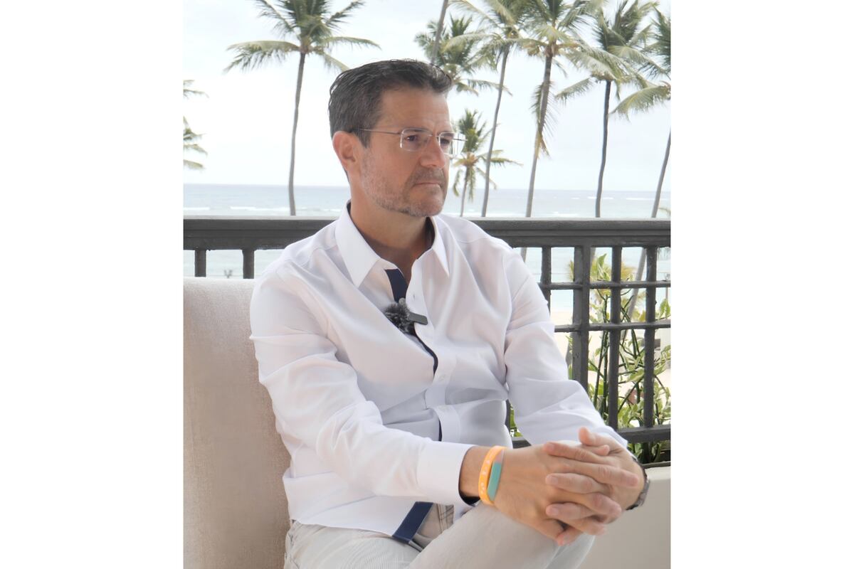 Antonio Fungairino, Head para América Latina y el Caribe en Hyatt Inclusive Collection, durante la presentación del informe sobre turismo de lujo en la región.