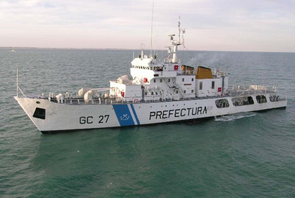 El puerto de Ingeniero White es el atracadero habitual del guardacostas Fique, que se distingue con la matrícula GC-27. Foto: Prefectura Naval Argentina.