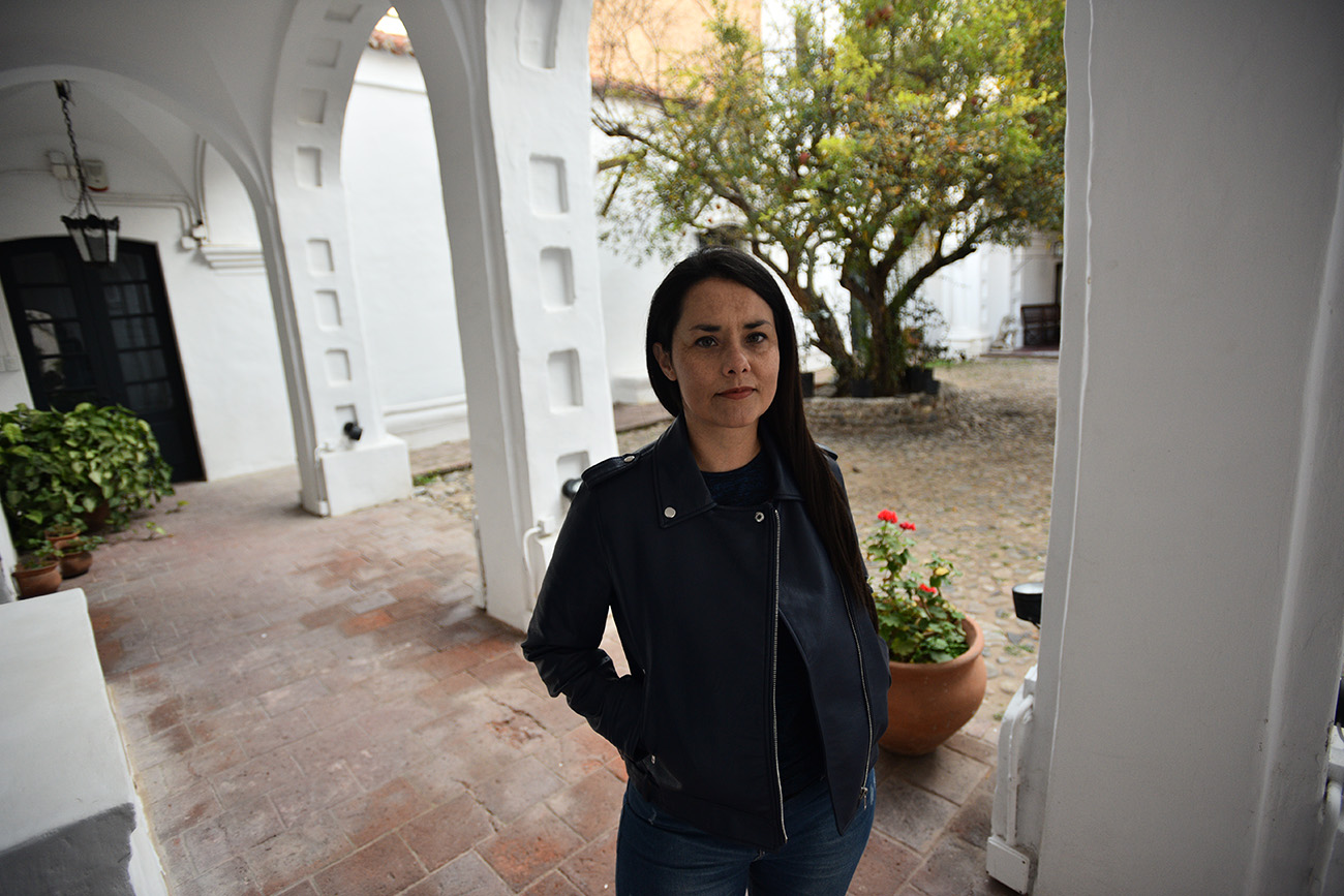 Cecilia Moreyra, historiadora e investigadora sobre las casas del siglo XVIII en Córdoba. Foto Pedro Castillo
