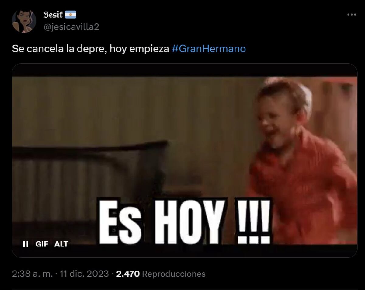 Volvieron los memes de Gran Hermano (Captura de pantalla)