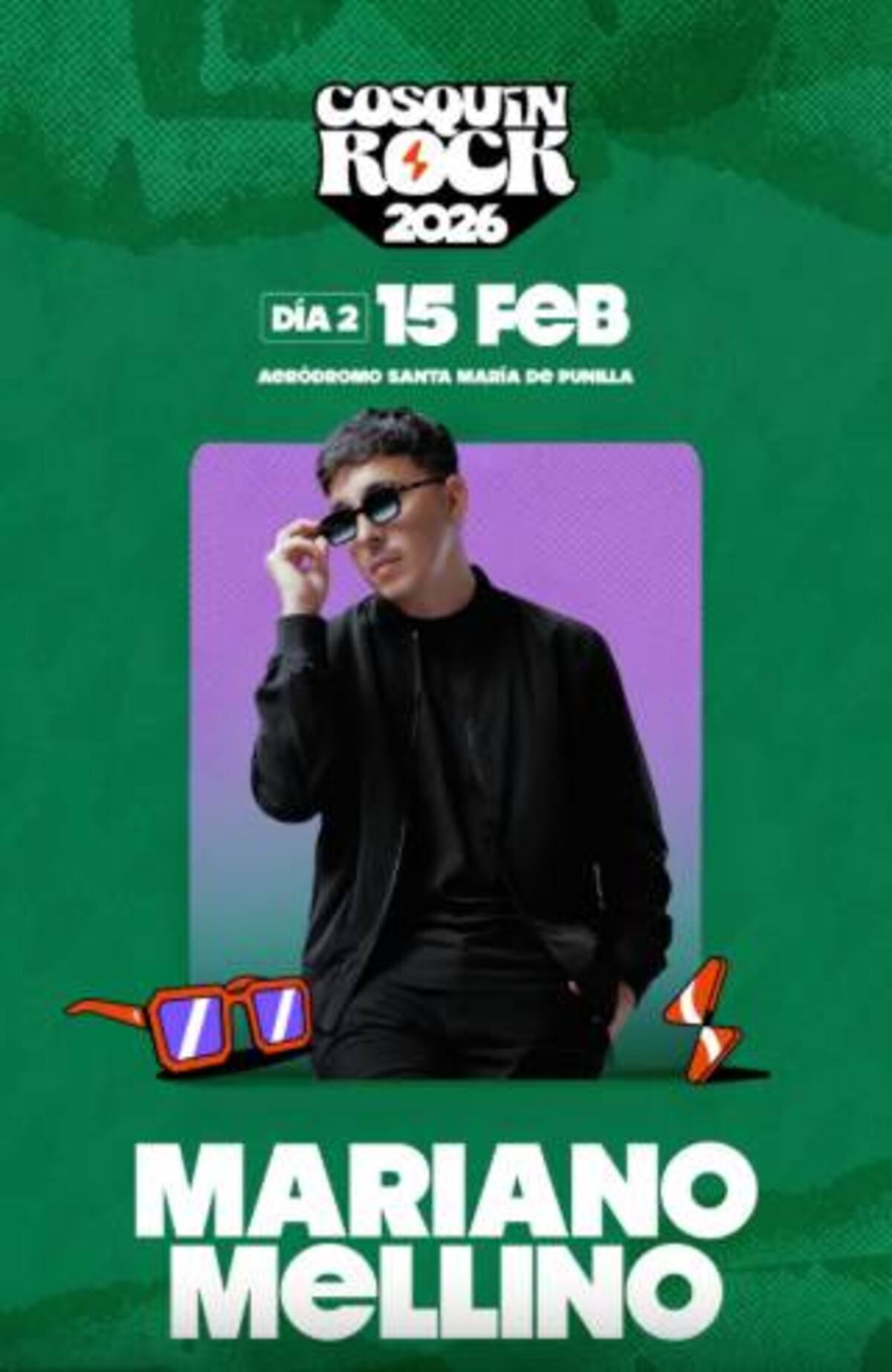 Mariano Mellino, programado en Cosquín Rock. (Captura)