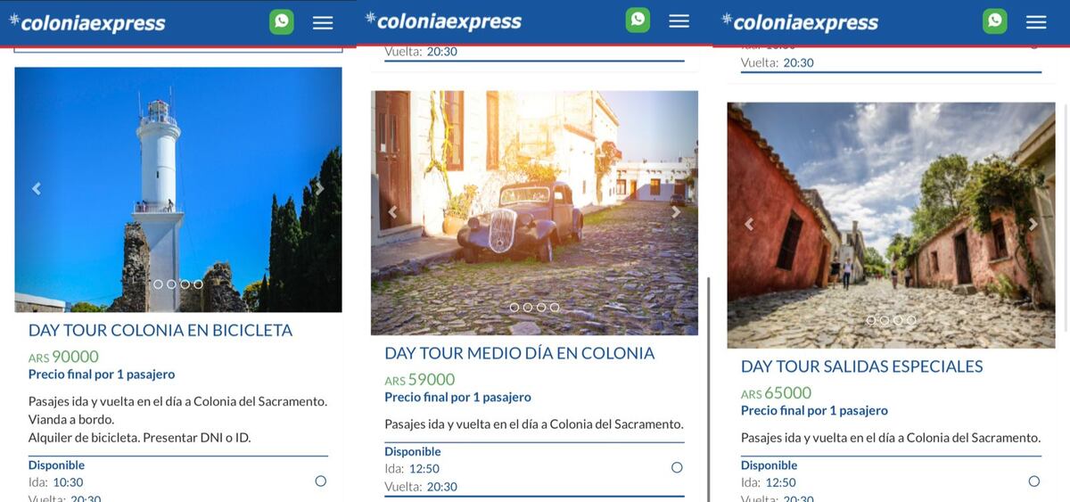 Paquetes de Full Day en Colonia.