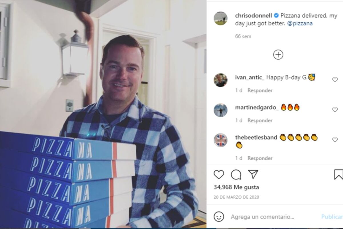 Chris O'Donnell y su nuevo emprendimiento (Instagram).