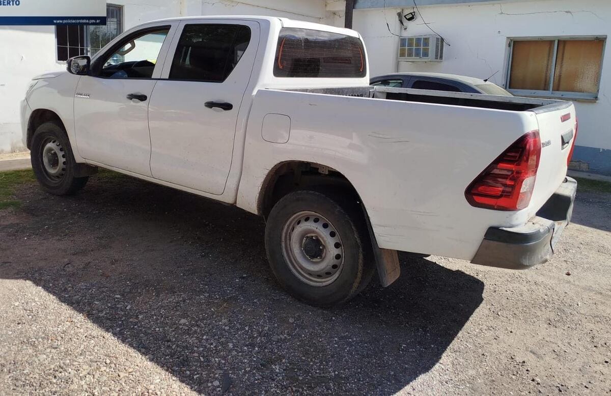 La camioneta que fue secuestrada. (Policía)