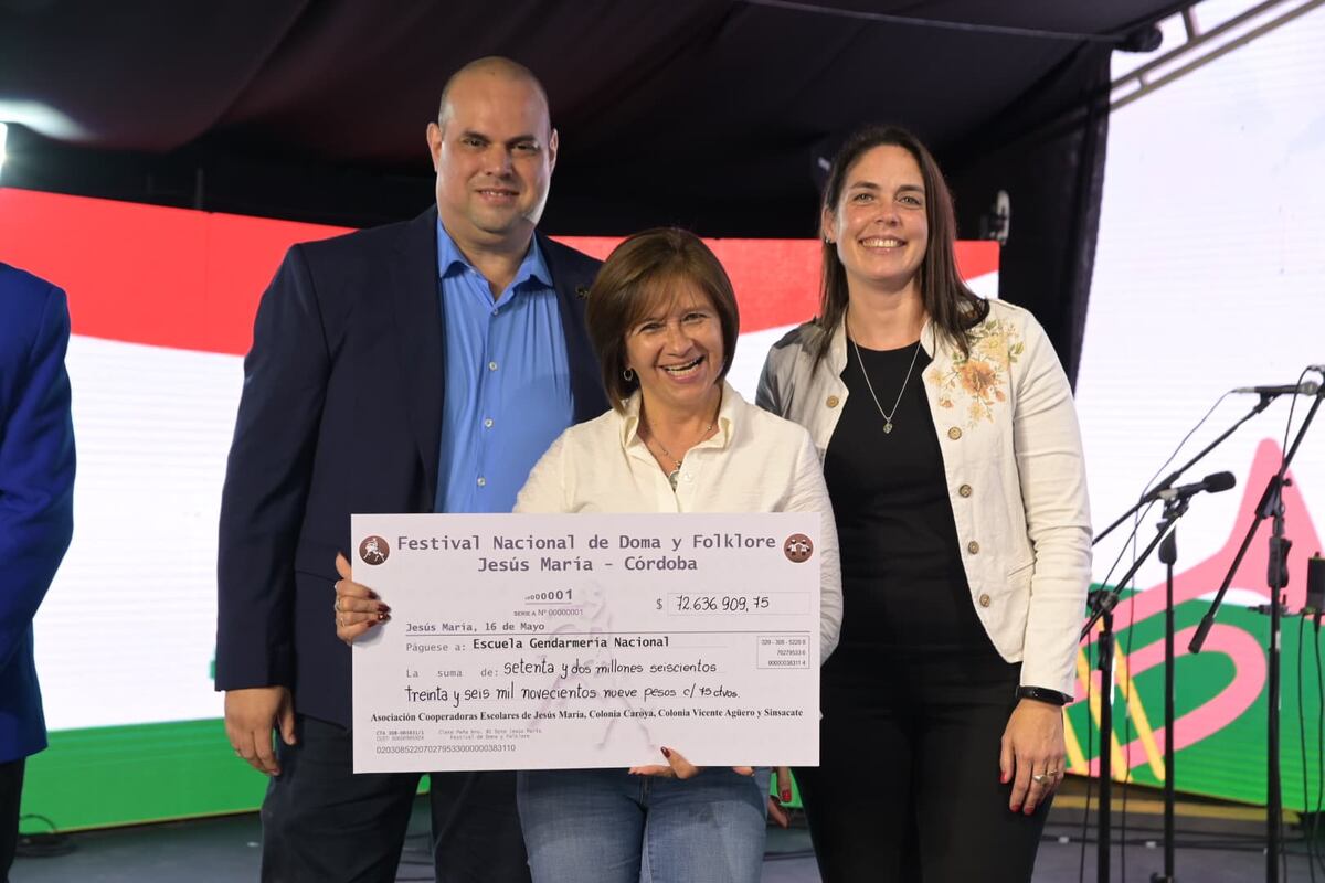 El festival de Jesús María repartió utilidades entre las escuelas de la zona.
