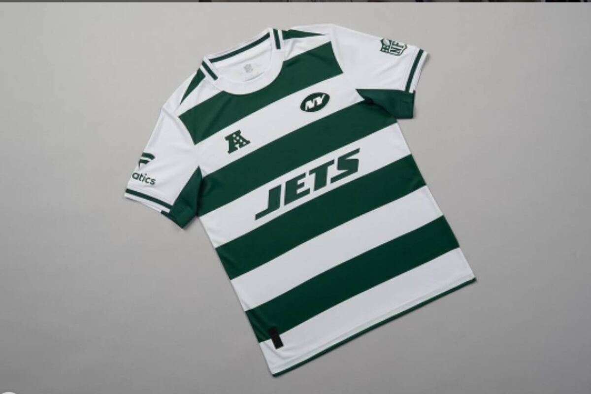 Las camisetas de los equipos de la NFL como si fueran de fútbol (Fanatics)