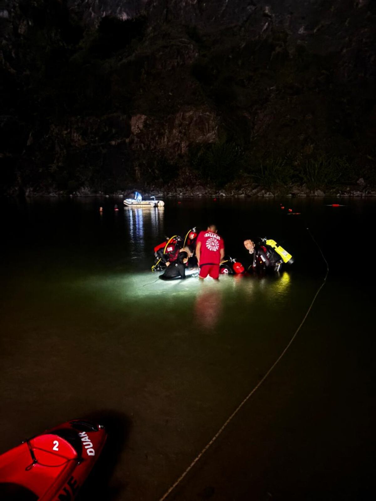 Encontraron el cuerpo sin vida de un hombre en el predio de la Laguna Azul. (Policía de Córdoba)