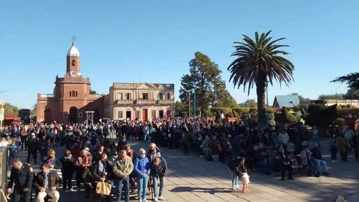 Reducción. Se prepara para una nueva peregrinación al Cristo de la Buena Muerte (La Voz/Archivo).