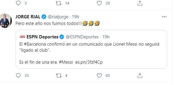 Twitter de Jorge Rial